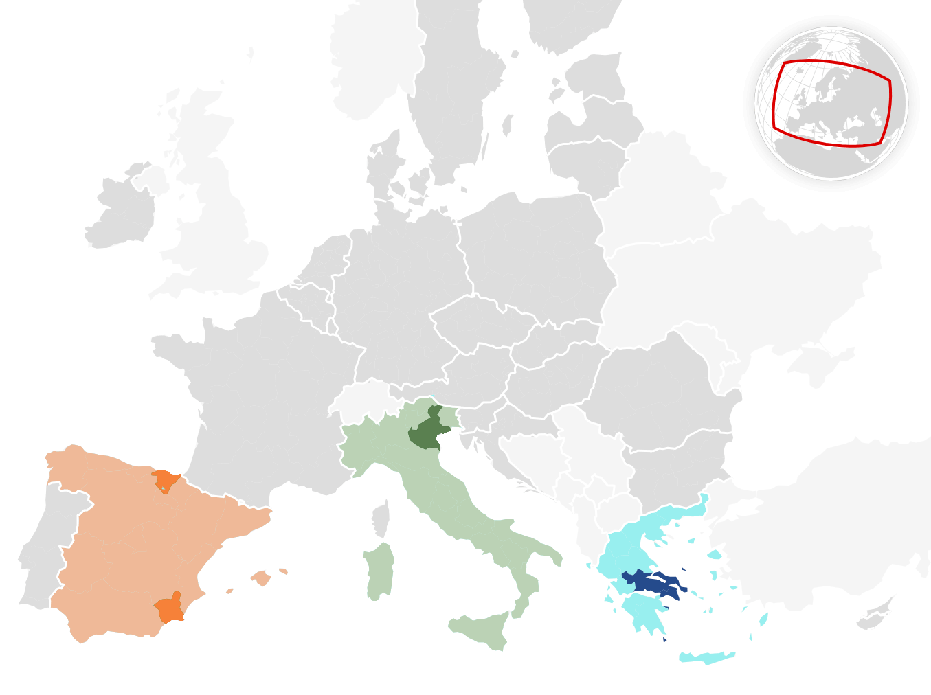 Trineflex partners map