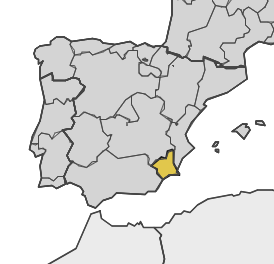 region of murcia map